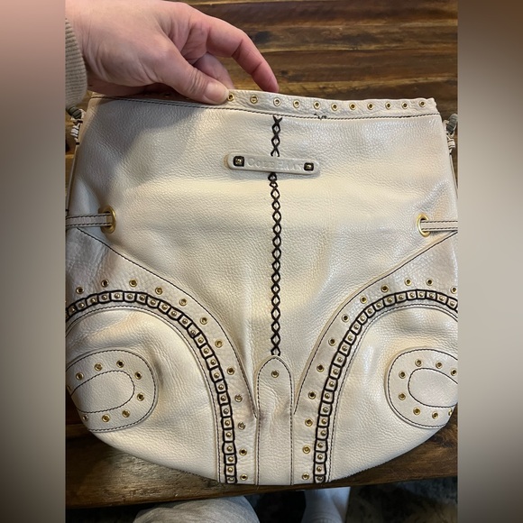 Cole Haan Village Grommet Pebble Leather Boho bag - Picture 5 of 10